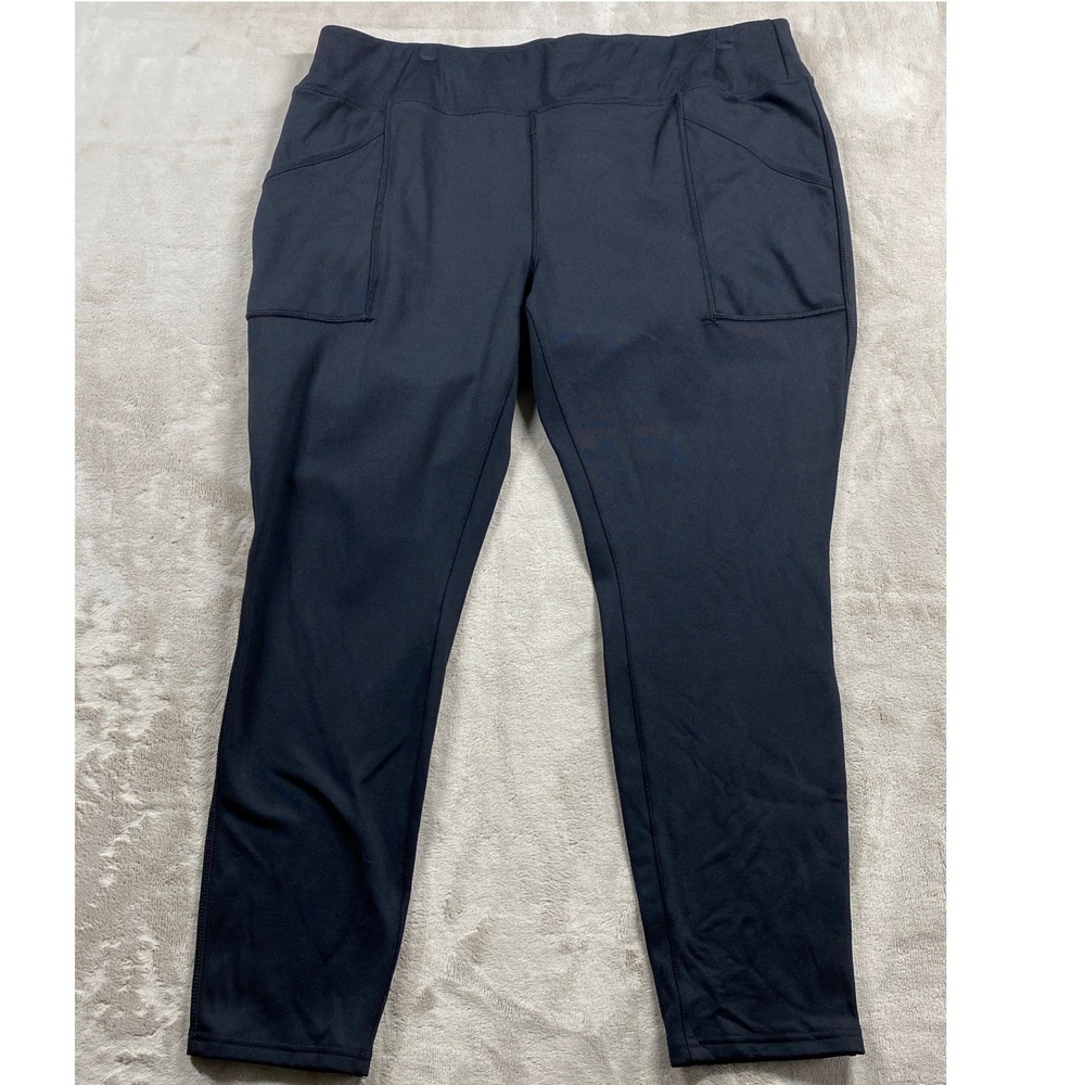 Carhartt Force Heavyweight Pocket Legging Black Fleece Lined Utility Pants XL